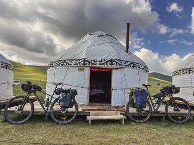 Bikepacking-Reise Abenteuer Zentralasien